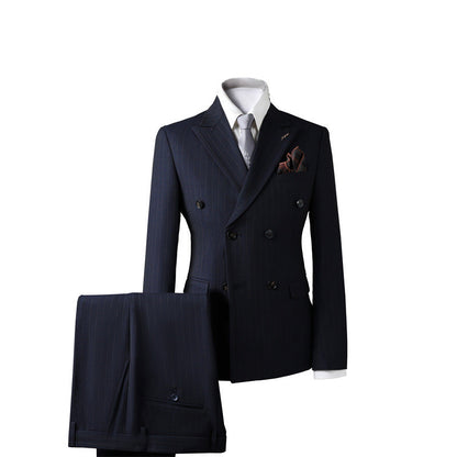 Italian Double Breasted Slim Fit Men's Suit