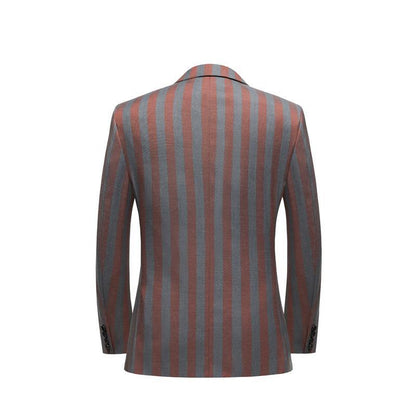 Striped Double Breasted Suit