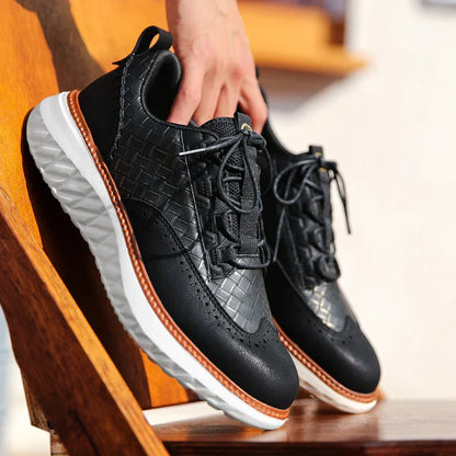 Oxford Ridge Leather Sneakers