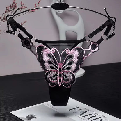 Butterfly Lace Thong
