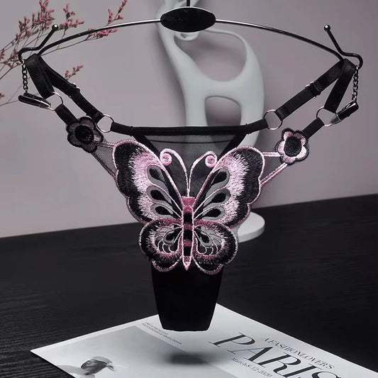 Butterfly Lace Thong
