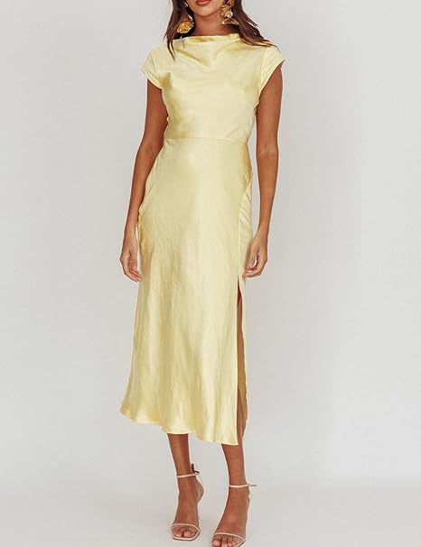One Last Song Maxi Dress Champagne
