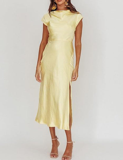 One Last Song Maxi Dress Champagne