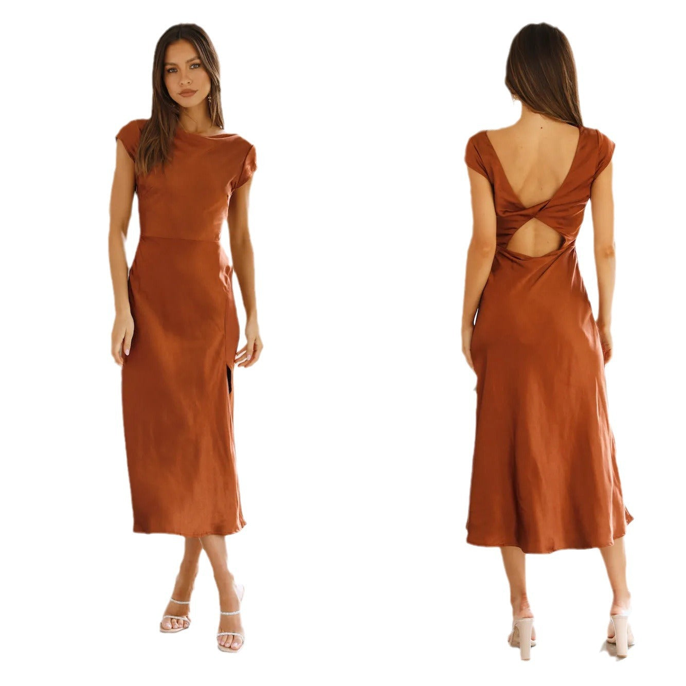 One Last Song Maxi Dress Champagne