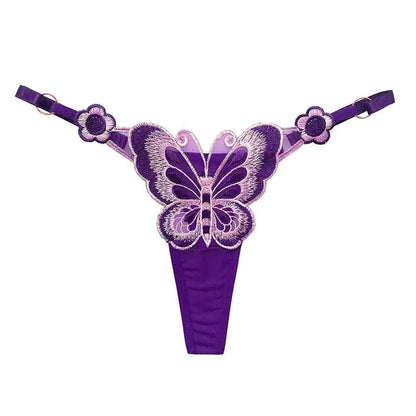 Butterfly Lace Thong