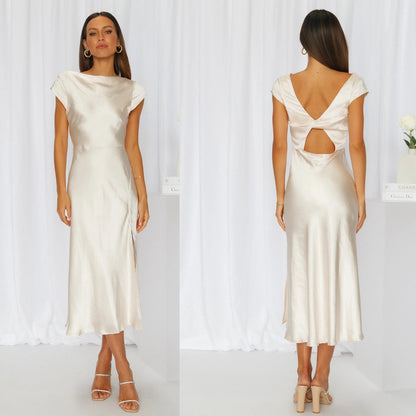 One Last Song Maxi Dress Champagne